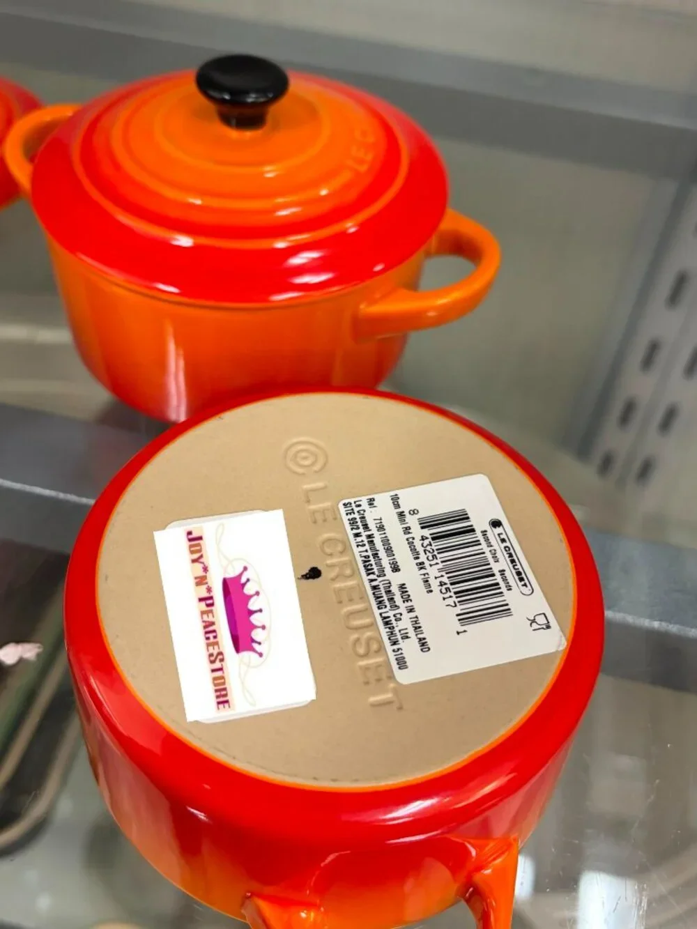 NWT Le Creuset Stoneware Mini Cocottes for Desserts Baking Set of 3